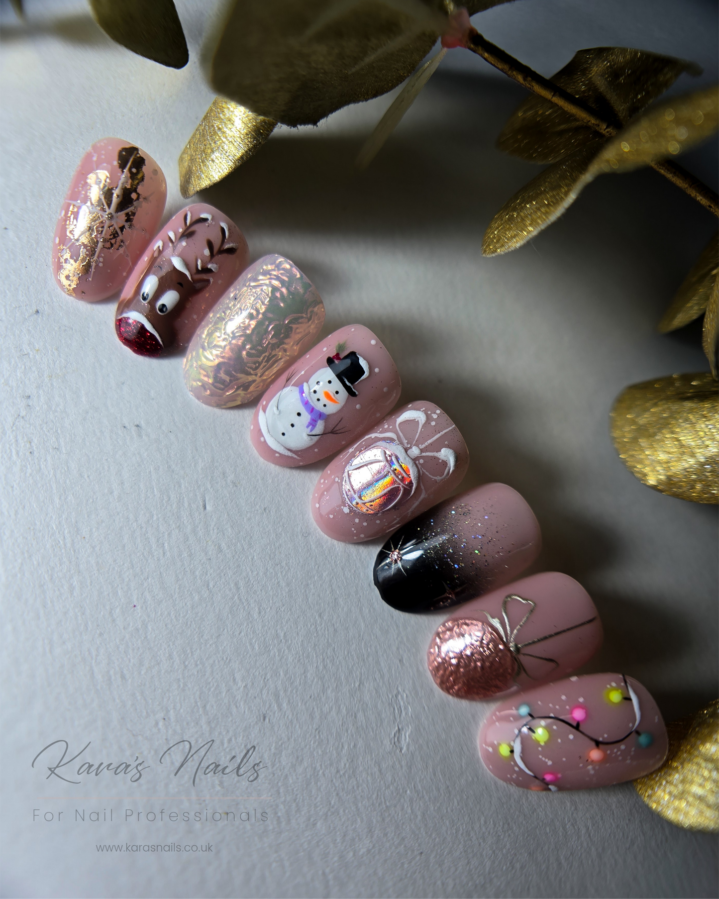 Christmas Nail Art Workshop Booking Fee 9th November